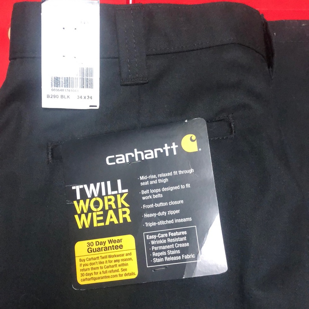 NWT Carhartt twill work wear